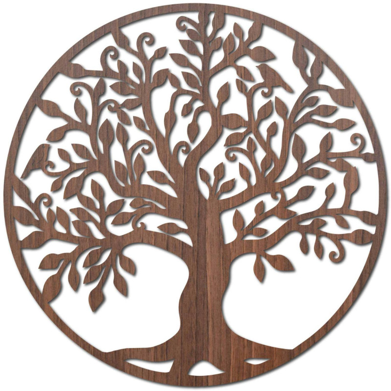 Elegant Tree of Life made of wood, an ideal living room accessory