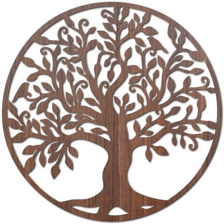 Elegant Tree of Life made of wood, an ideal living room accessory