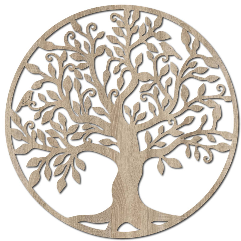 Elegant Tree of Life made of wood, an ideal living room accessory
