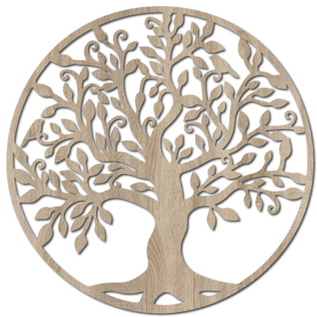 Elegant Tree of Life made of wood, an ideal living room accessory