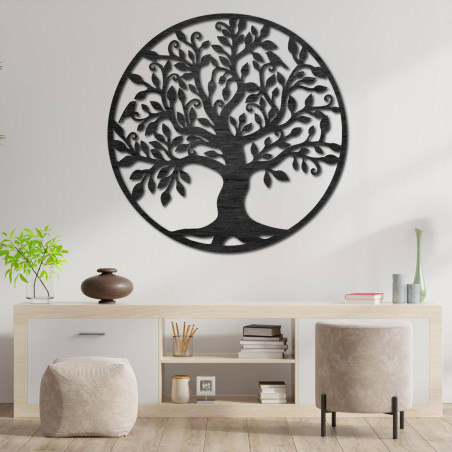 Elegant Tree of Life made of wood, an ideal living room accessory
