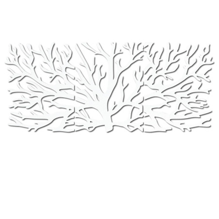 Designer wooden painting Tree of Life as a dominant feature of the living room