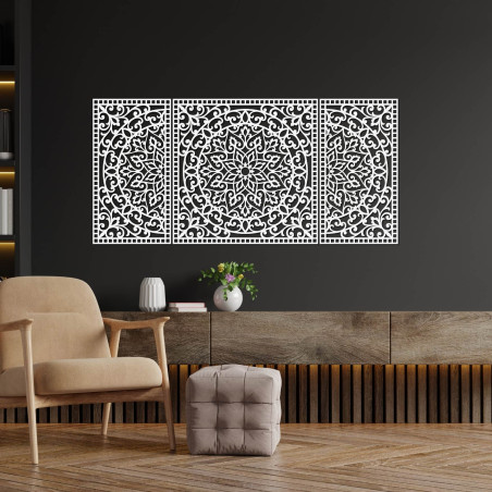 Elegant HDF mandala that will liven up the walls of your living room or office