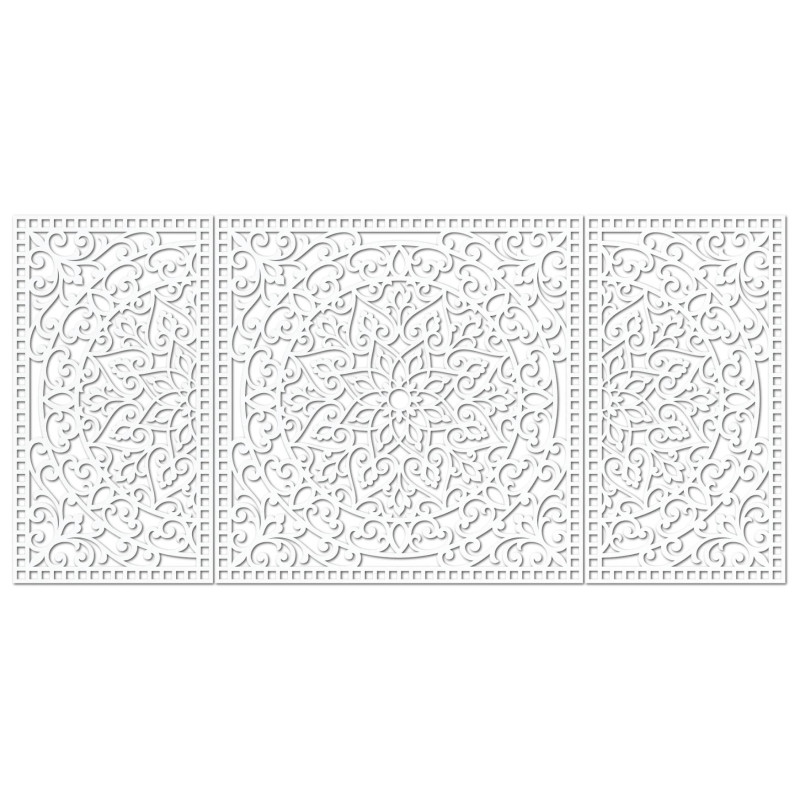 Elegant HDF mandala that will liven up the walls of your living room or office