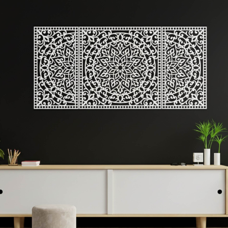 Elegant HDF mandala that will liven up the walls of your living room or office