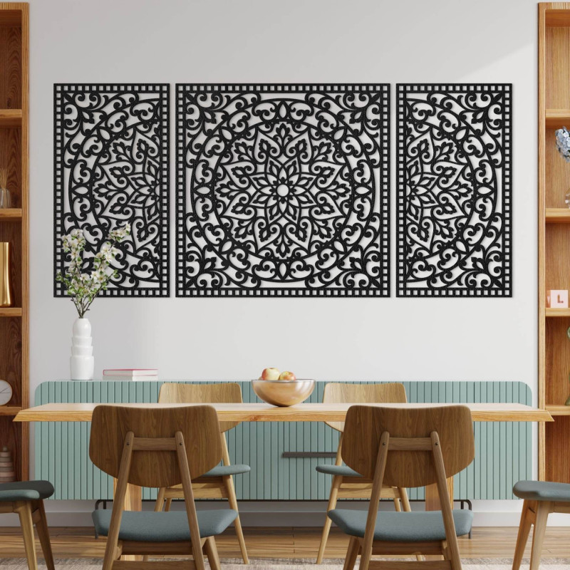 Modern three-piece decoration - a sophisticated addition to the interior