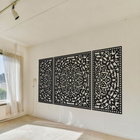 Modern three-piece decoration - a sophisticated addition to the interior