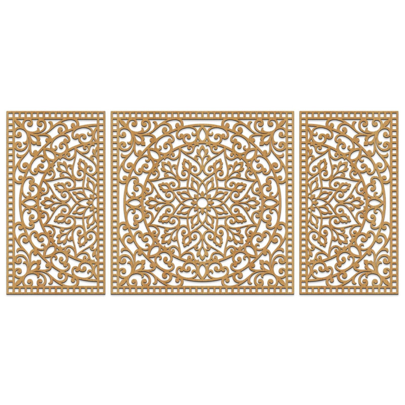 Modern three-piece decoration - a sophisticated addition to the interior