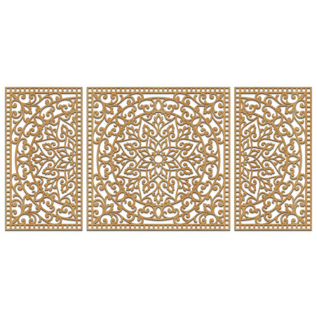 Modern three-piece decoration - a sophisticated addition to the interior