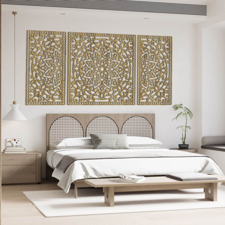 Wooden wall decoration Mandala - FLOFER