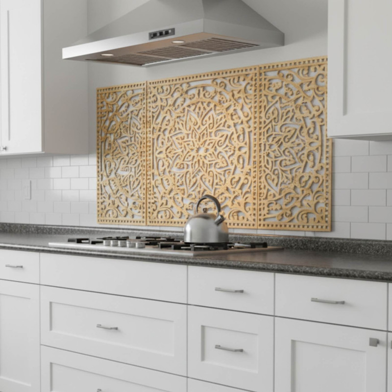 Wooden wall decoration Mandala - FLOFER