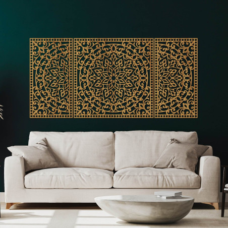 Wooden wall decoration Mandala - FLOFER