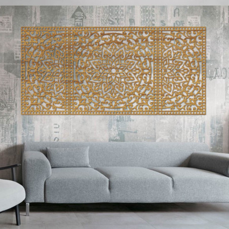 Wooden wall decoration Mandala - FLOFER