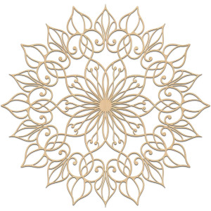 Wooden mandala Flower of Life - luxurious wall decoration 2
