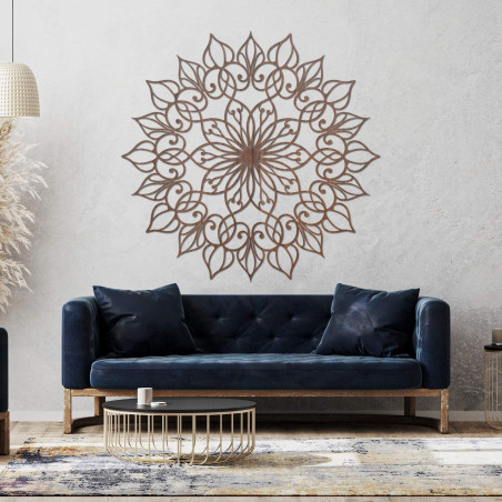 Wooden mandala Flower of Life - luxurious wall decoration