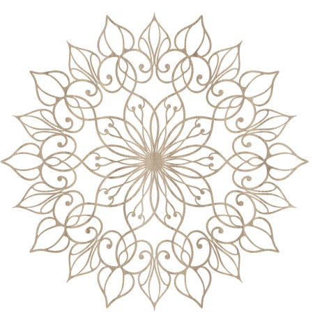 Mandala Flower of Life made of wood - harmonious home decoration