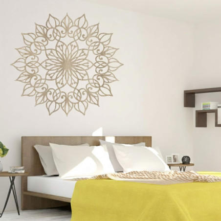 Mandala Flower of Life made of wood - harmonious home decoration