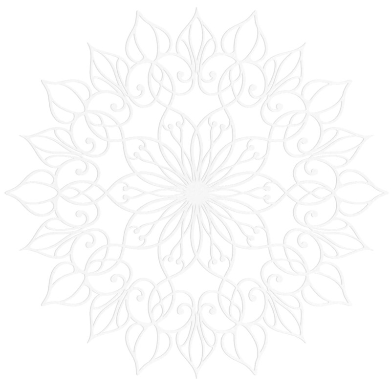 Mandala Flower of Life made of wood - harmonious home decoration