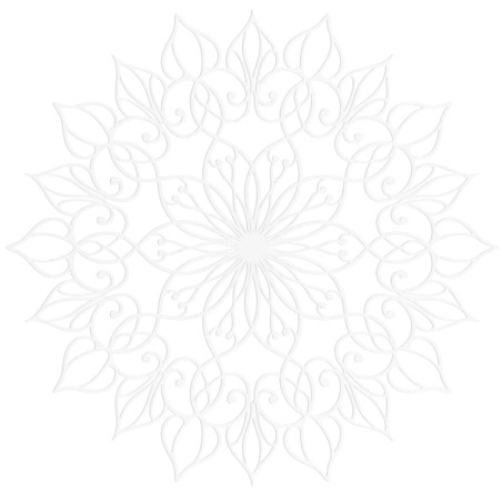 Mandala Flower of Life made of wood - harmonious home decoration