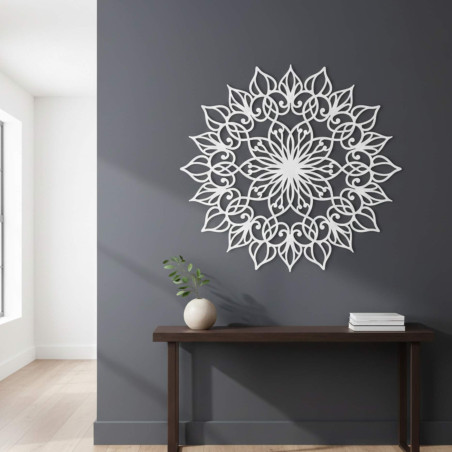 Mandala Flower of Life made of wood - harmonious home decoration