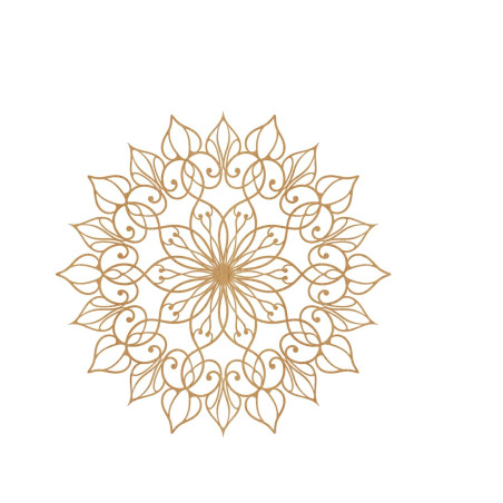 Wooden mandala painting for a peaceful and harmonious home