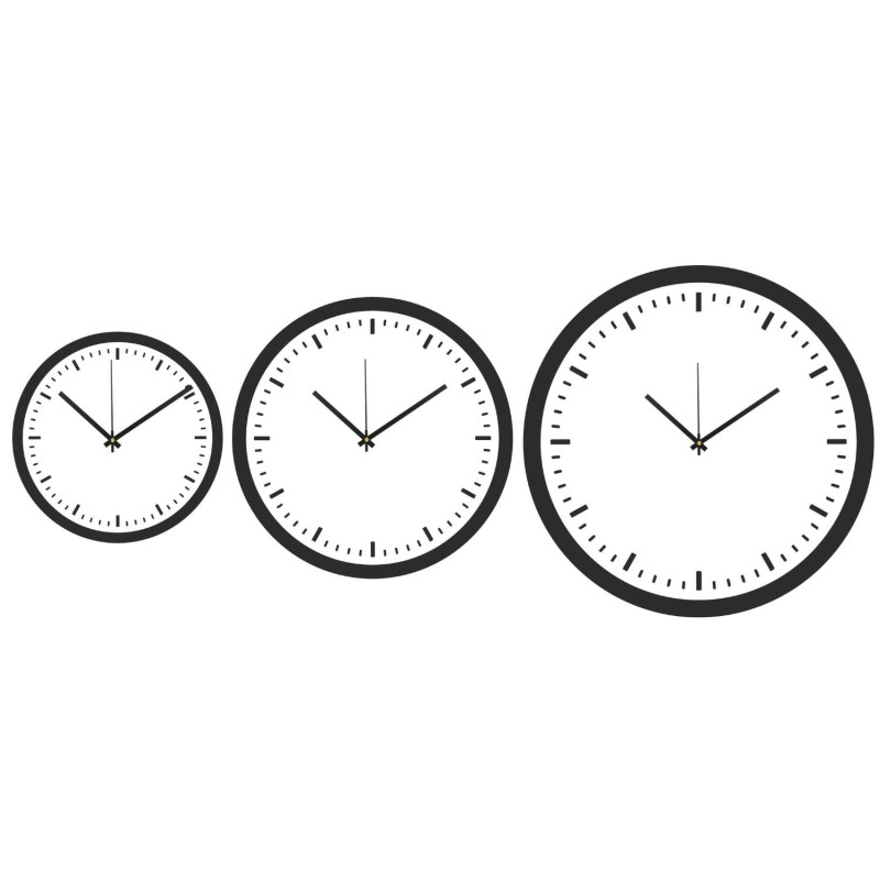 Wooden wall clock | Golden oak