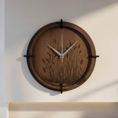 Silent wall clock for bedroom or office