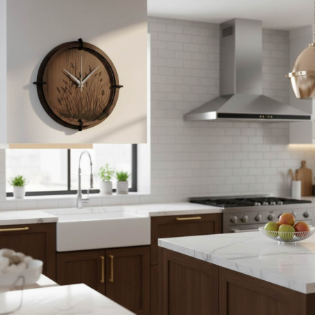 Silent wall clock for bedroom or office