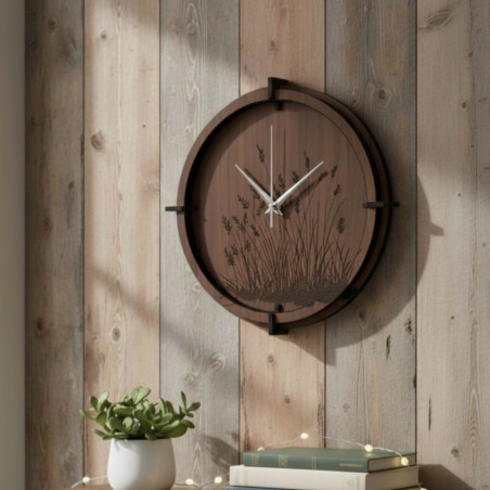 Silent wall clock for bedroom or office