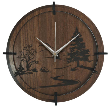 Modern wall clock with minimalist design