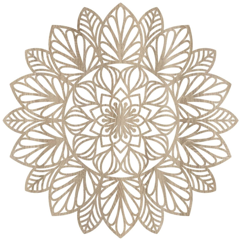 A wall decoration with a floral motif that will soften the space and create a pleasant atmosphere.