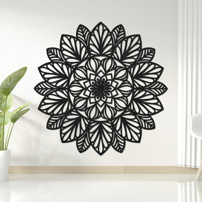 Wooden mandala for the wall - natural decoration for the interior