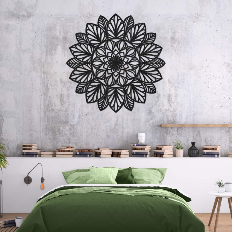 Wooden mandala for the wall - natural decoration for the interior