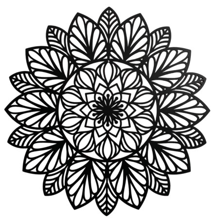 Wooden mandala for the wall - natural decoration for the interior