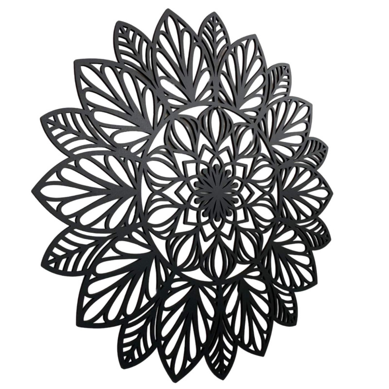 Wooden mandala for the wall - natural decoration for the interior