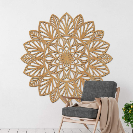 Wooden wall mandala - a modern style home accessory