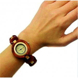 Wooden wristwatch BEWELL from natural materials. Wooden watches for men and women.