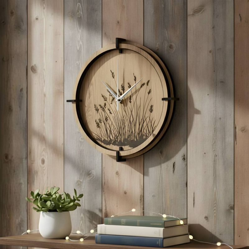 Stylish wall clock that will perfectly complement any interior.