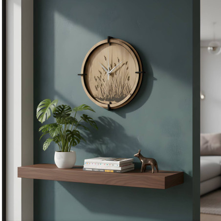 Modern wall clock with a silent mechanism for your peace of mind.