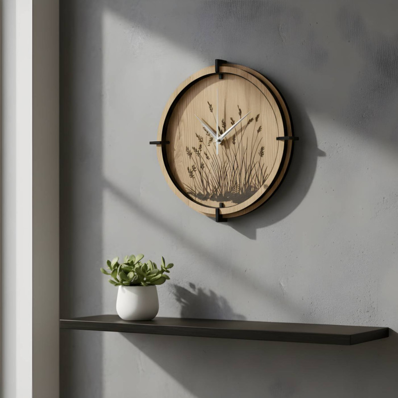 Modern wall clock with a silent mechanism for your peace of mind.