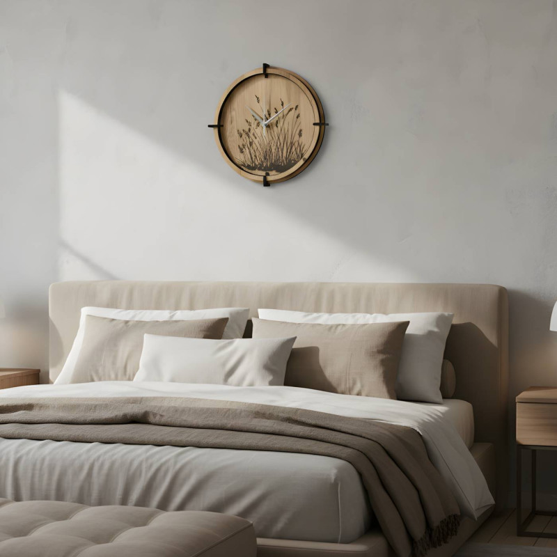 Modern wall clock with a silent mechanism for your peace of mind.