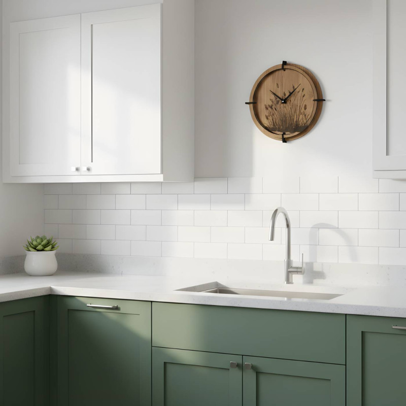 Natural wooden clocks that will bring peace to your interior