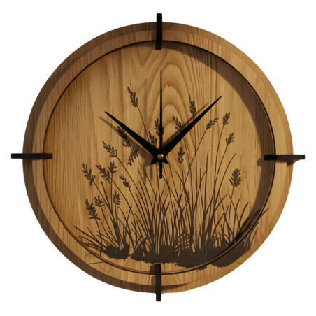 Natural wooden clocks that will bring peace to your interior