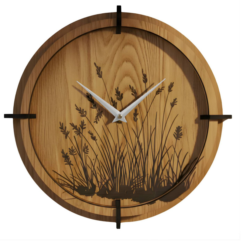 Natural wooden clocks that will bring peace to your interior