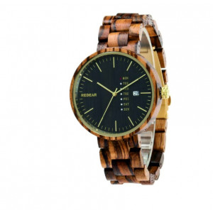 REDEAR wrist watch made of wood. Women's and men's watches.