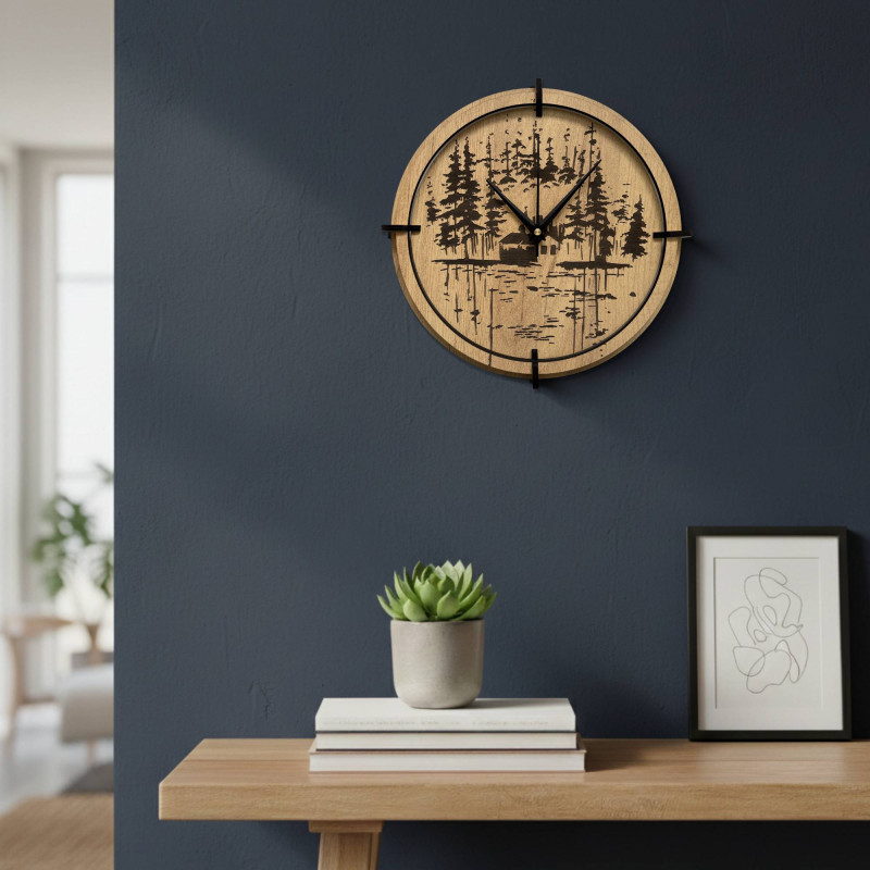 Bring the warmth of real wood directly to your wall.