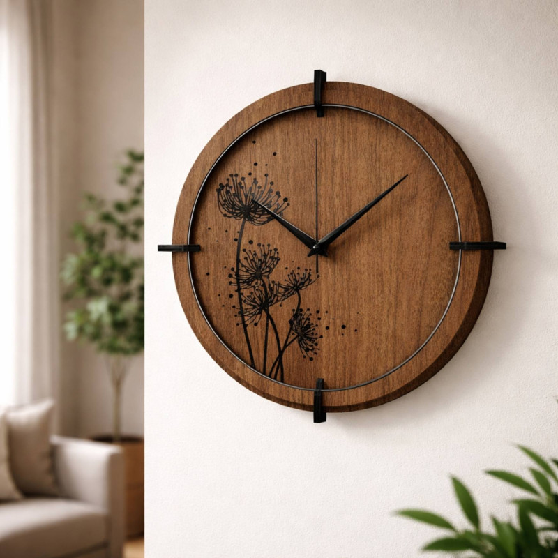 Minimalist design and the beauty of dark wood in your home.