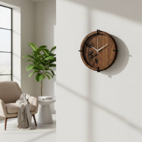 Minimalist design and the beauty of dark wood in your home.