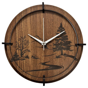 Bring harmony to your interior with an elegant wooden clock. 2