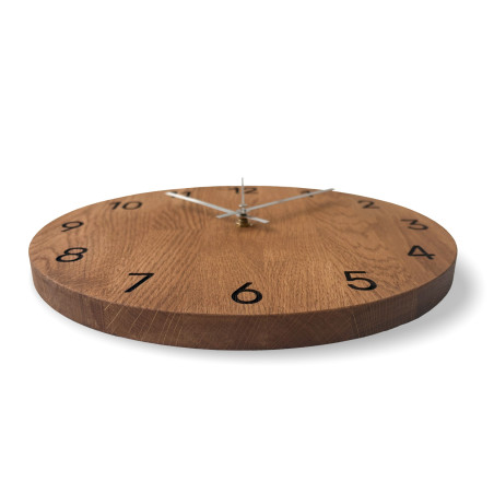 Luxurious wall clock made of oak wood - VAERKA